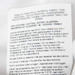 Pre Owned Versace Jeans Couture Monochrome Cotton Printed Button Down Shirt L