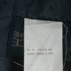 Pre Owned Versace Jeans Couture Black Color Block Synthetic Zip-Up Track Jacket 2XL