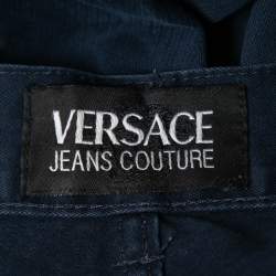 Pre Owned Versace Jeans Couture Dark Blue Cotton Jeans 3XL Waist 40"