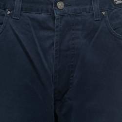 Pre Owned Versace Jeans Couture Dark Blue Cotton Jeans 3XL Waist 40"
