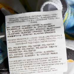 Pre Owned Versace Jeans Couture Multicolor Printed Denim Shorts S