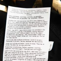 Pre Owned Versace Jeans Couture Black Logo Print Cotton Half Sleeve T-Shirt XL