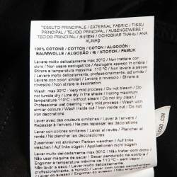 Pre Owned Versace Jeans Couture Black Logo Print Cotton Half Sleeve T-Shirt XL