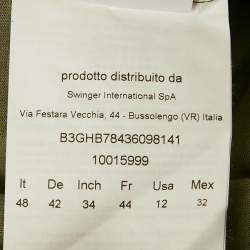 Pre Owned تي شيرت فيرساتشي جينز بيج قطن مقاس متوسط (ميديم)