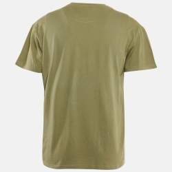 Pre Owned تي شيرت فيرساتشي جينز بيج قطن مقاس متوسط (ميديم)