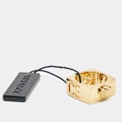 Versace Medusa Gold Tone Ring Size 65