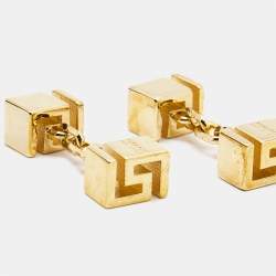 Versace Gold Tone Cufflinks