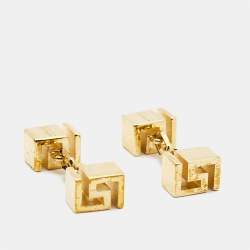 Versace Gold Tone Cufflinks