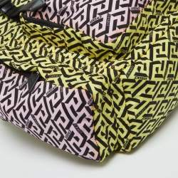 Versace Multicolor Nylon La Medusa La Greca Backpack