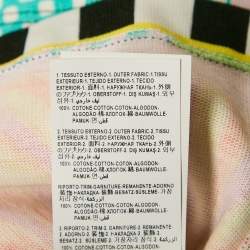 Versace Multicolor Miami Print Cotton Patch Detail Mitchel Polo T-Shirt M