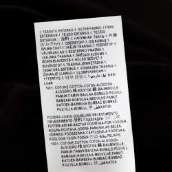 Pre Owned Versace Black & Yellow Baroque Print Cotton Hoodie XL
