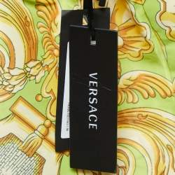 Versace Multicolor Golfo Barocco Print Nylon Swim Shorts M