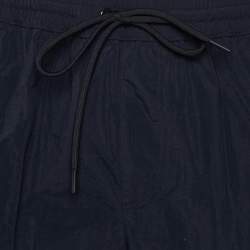 Versace Beachwear Black Nylon Logo Detail Swim Shorts XXL