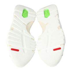 Versace White Leather Squalo Platform Sneakers Size 45