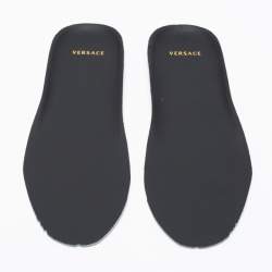 Pre Owned Versace Multicolor Barocco Print Nylon and Rubber Trigreca Low Top Sneakers Size 43