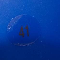 Pre Owned Versace Blue Rubber Flat Slides Size 41