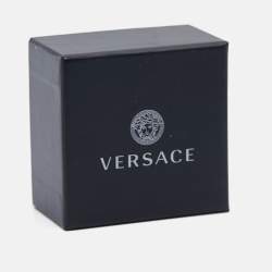 Versace Medusa Biggie Silver Tone Ring Size 59