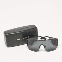 Versace Black MOD. 2220 Medusa Shield Sunglasses