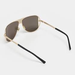 Versace Gold Mirrored MOD. 2212 Aviator Sunglasses