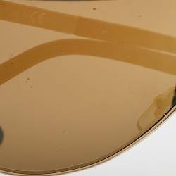 Versace Gold Mirrored MOD. 2212 Aviator Sunglasses