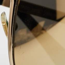 Versace Gold Mirrored MOD. 2212 Aviator Sunglasses