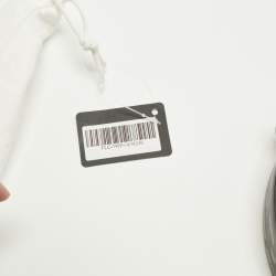 Pre Owned حزام فيرساتشي لا جريكا جلد أسود/أزرق مع رأس ميدوسا 95 سم