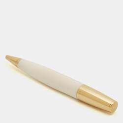 Pre Owned Versace Medusa Composite Gold Tone Ballpoint Pen