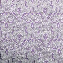 Versace White & Purple Jacquard Silk Tie