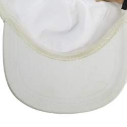 Versace White Medusa Logo Signature Cotton Baseball Cap