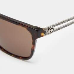 Pre Owned Versace Dark Brown 4307 Squadrati V-Vanitas Sunglasses