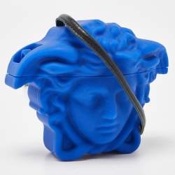 Versace Blue Rubber La Medusa Airpods Case