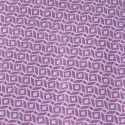 Pre Owned Versace Purple Patterned Silk Medusa Head Detail Tie