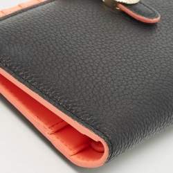 Versace Black Leather Medusa Long Wallet
