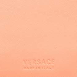 Versace Black Leather Medusa Long Wallet