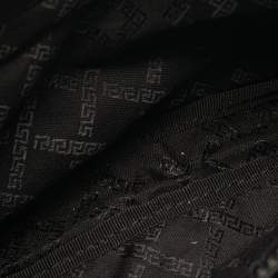 Pre Owned Versace La Medusa Black Nylon Belt Bag