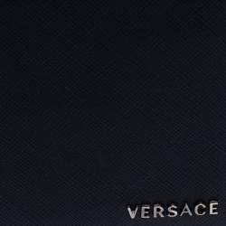 Versace Black Leather Bifold Wallet