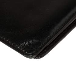 Versace Black Leather Medusa Bifold Wallet