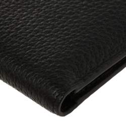Versace Black Leather Medusa Bifold Wallet