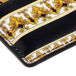 Versace Multicolor Leather Printed Card Case
