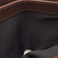 Versace Brown Leather Medusa Bifold Wallet