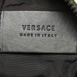 Versace Neon Yellow Nylon Sling Bag