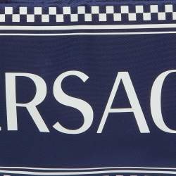 Versace Blue Nylon Belt Bag
