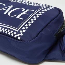Versace Blue Nylon Belt Bag