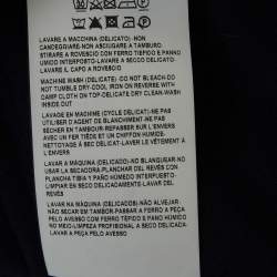 Pre Owned Versace Navy Blue Cotton Knit Round Neck T-Shirt XL