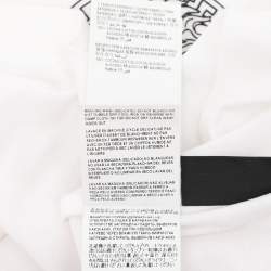 مملوكة مسبقًا Versace White Cotton Logo Print Crew Neck T-Shirt 2XL