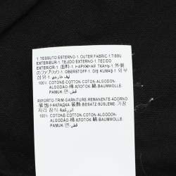 Versace Black Cotton Logo Printed T-Shirt M