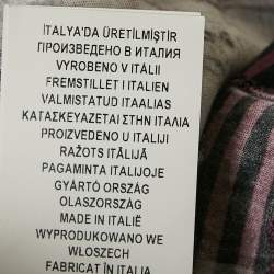 Pre Owned Versace Black/Purple Medusa Print Jersey Lenticular Foulard T-shirt S