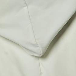Versace Pale Grey Nylon Button Front Rain Jacket XL