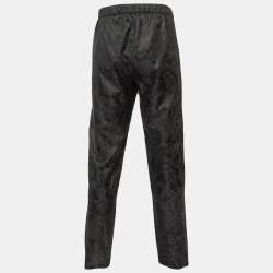 Versace Underwear Black Barocco Print Cotton & Silk Pajama Pants L