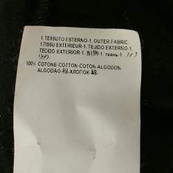 مملوكة مسبقًا Versace Black Medusa Embroidery Studded Cotton Crew Neck T-Shirt L